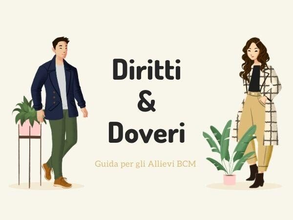 Diritti e doveri di ogni studente BCM